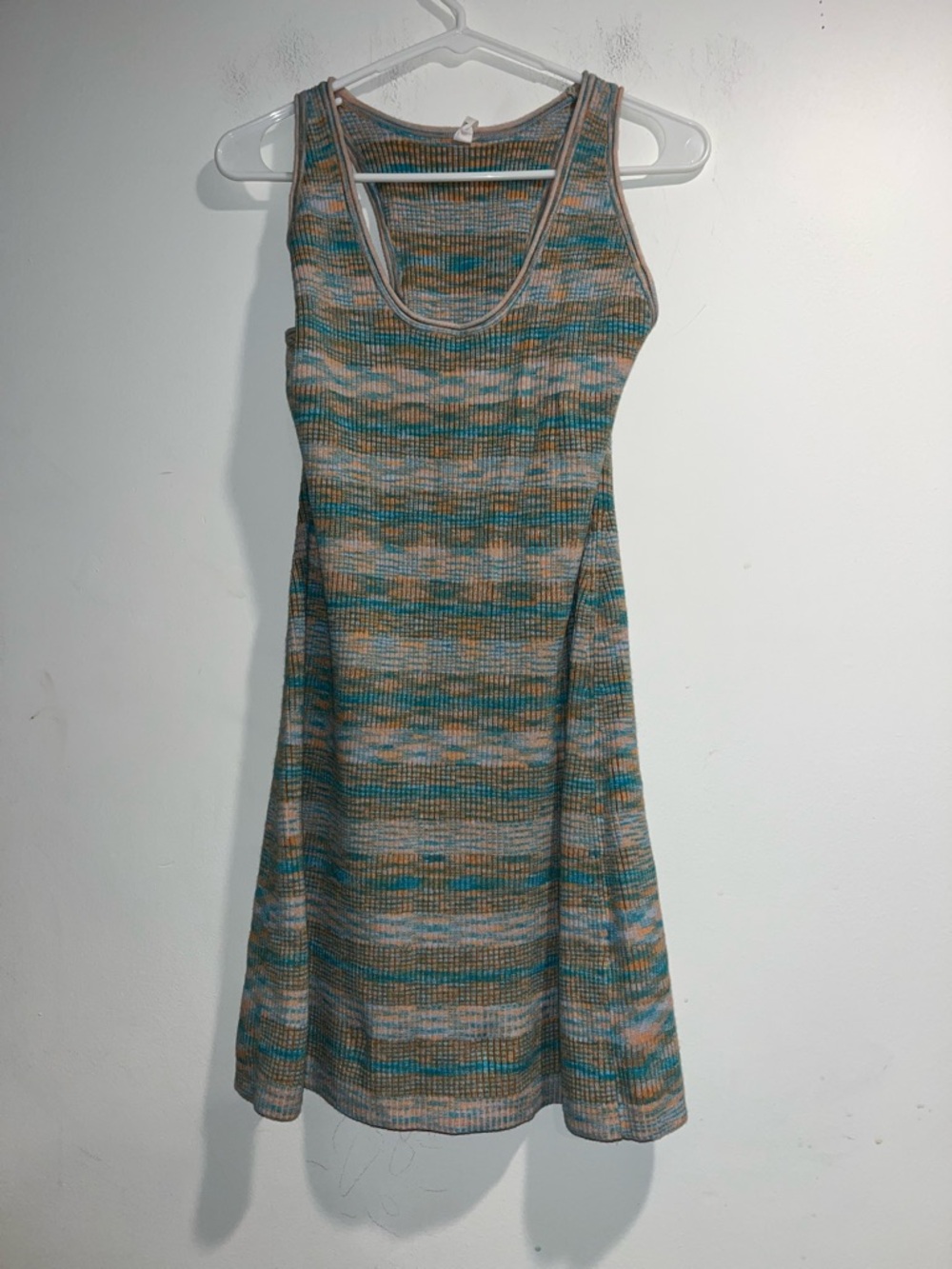 DAILY PRACTICE Knit racer back mini dress